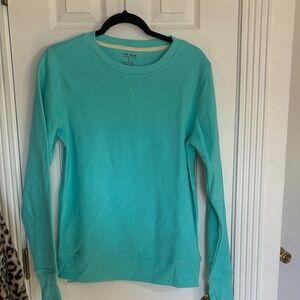 Teal Crew Neck Women's Top